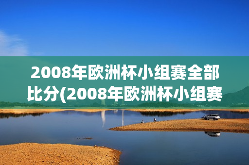 2008年欧洲杯小组赛全部比分(2008年欧洲杯小组赛全部比分表)