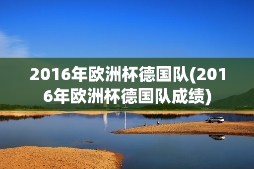 2016年欧洲杯德国队(2016年欧洲杯德国队成绩)