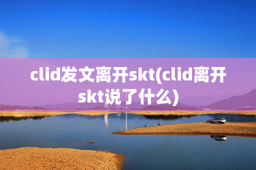 clid发文离开skt(clid离开skt说了什么)