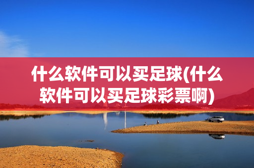 什么软件可以买足球(什么软件可以买足球彩票啊)