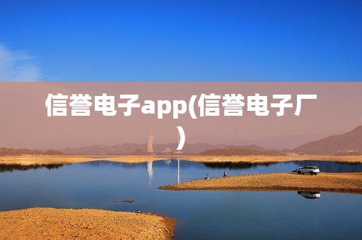 信誉电子app(信誉电子厂)