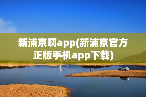 新浦京啊app(新浦京官方正版手机app下载)