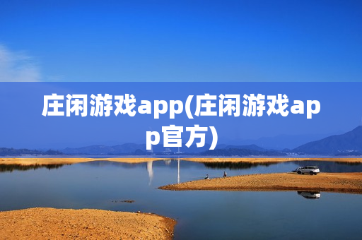 庄闲游戏app(庄闲游戏app官方)